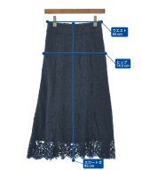IENA（イエナ）ロング・マキシ丈スカート 紺 サイズ:34(XS位) レディース/2200649343027