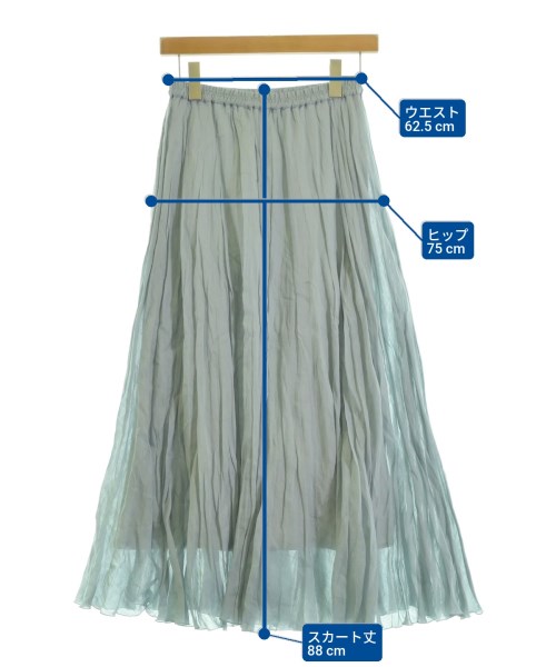 IENA（イエナ）ロング・マキシ丈スカート 青 サイズ:34(XS位) レディース/2200652086058