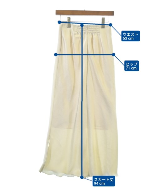 IENA（イエナ）ロング・マキシ丈スカート 白 サイズ:38(M位) レディース/2200651688048