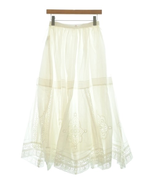 IENA（イエナ）ロング・マキシ丈スカート 白 サイズ:38(M位) レディース/2200650095052