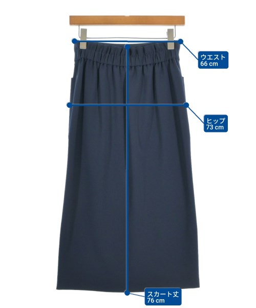 IENA（イエナ）ロング・マキシ丈スカート 紺 サイズ:36(S位) レディース/2200651099011