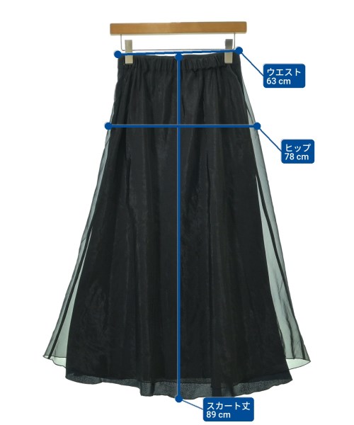 IENA（イエナ）ロング・マキシ丈スカート 黒 サイズ:38(M位) レディース/2200655223023