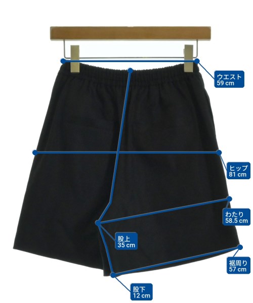 IENA（イエナ）ショートパンツ 黒 サイズ:36(S位) レディース/2200655674092