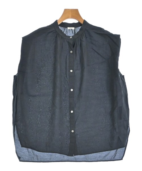 IENA(イエナ)ブラウス 紺 サイズ:F/2200656488032