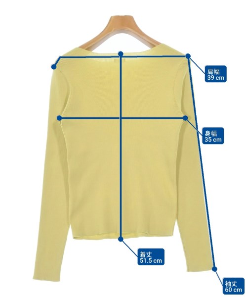 IENA（イエナ）Tシャツ・カットソー 黄 サイズ:-(M位) レディース/2200656488049