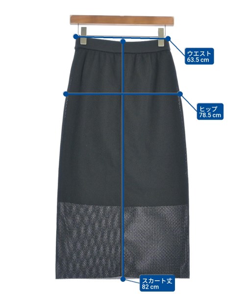 IENA（イエナ）ロング・マキシ丈スカート 黒 サイズ:38(M位) レディース/2200653804224