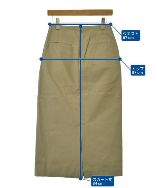 IENA（イエナ）ロング・マキシ丈スカート ベージュ サイズ:38(M位) レディース/2200651119023