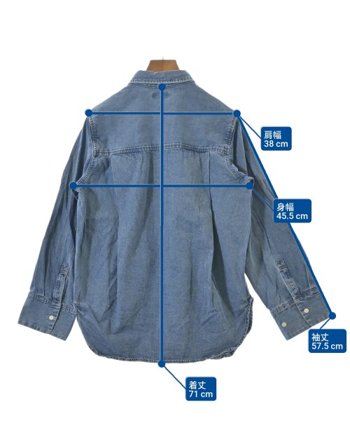 IENA（イエナ）カジュアルシャツ 青 サイズ:36(S位) レディース/2200648266112