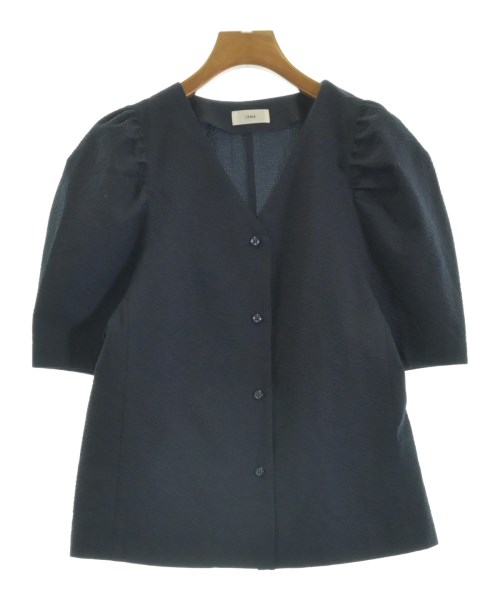 IENA(イエナ)ブラウス 紺 サイズ:-(L位)/2200658732058