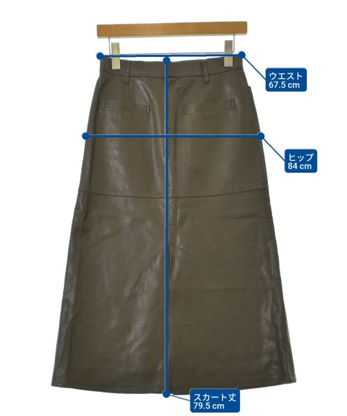 IENA（イエナ）ロング・マキシ丈スカート 茶 サイズ:36(S位) レディース/2200661037034