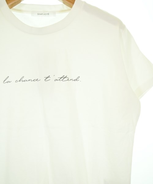 Simplicite（シンプリシテ）Tシャツ・カットソー 白 サイズ:F レディース/2200712307024