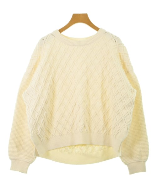 IENA(イエナ)ニット・セーター 白 サイズ:F/2200635652010