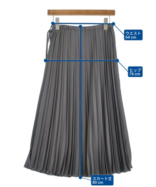 IENA（イエナ）ロング・マキシ丈スカート グレー サイズ:36(S位) レディース/2200636651012