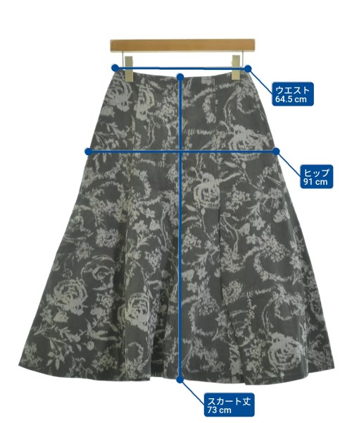 IENA（イエナ）ロング・マキシ丈スカート グレー サイズ:36(S位) レディース/2200637499064