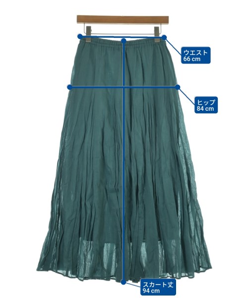 IENA（イエナ）ロング・マキシ丈スカート 緑 サイズ:38(M位) レディース/2200629745032