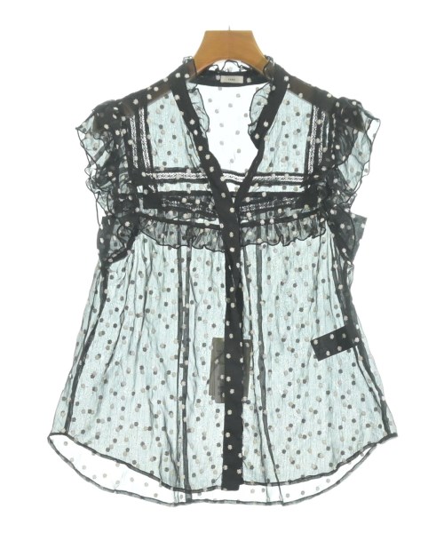 IENA(イエナ)ブラウス 黒 サイズ:F/2200638750164