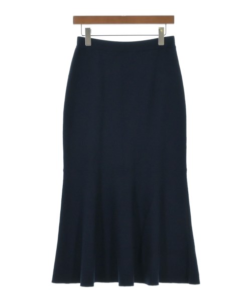 IENA(イエナ)ロング・マキシ丈スカート 紺 サイズ:36(S位)/2200634732218
