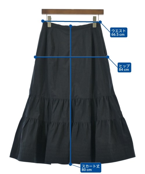 IENA（イエナ）ロング・マキシ丈スカート 黒 サイズ:36(S位) レディース/2200635013040