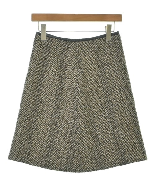 IENA(イエナ)ひざ丈スカート 茶 サイズ:38(M位)/2200636596047