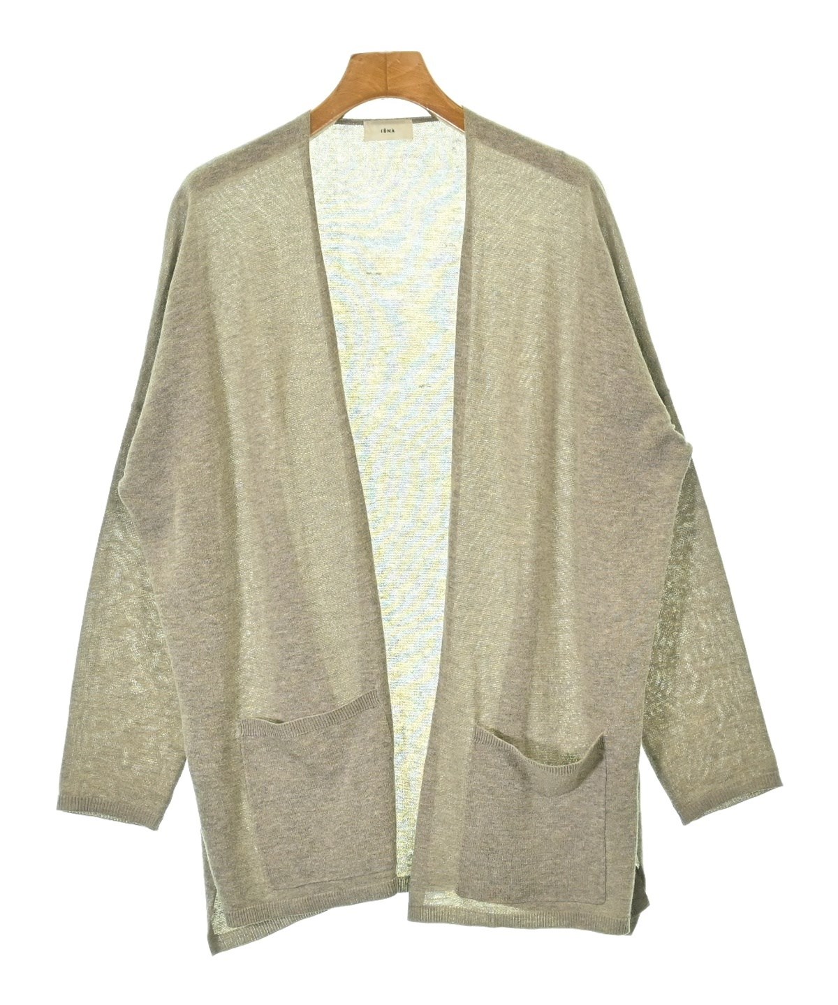 IENA（イエナ）カーディガン ベージュ サイズ:F レディース