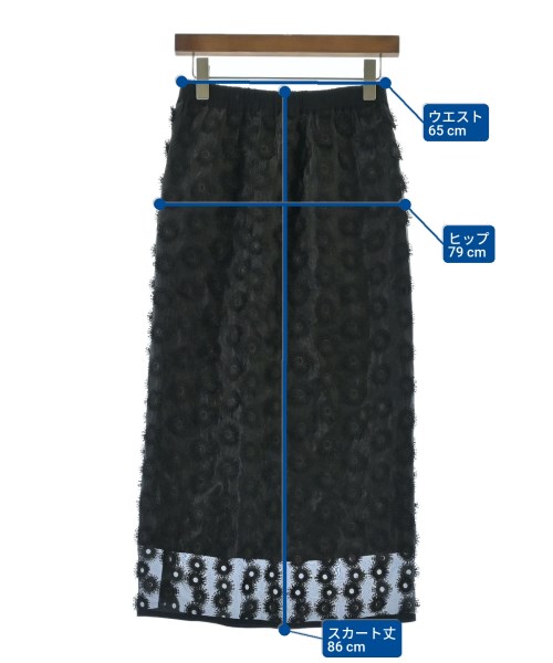 IENA（イエナ）ロング・マキシ丈スカート 黒 サイズ:36(S位) レディース/2200644947039