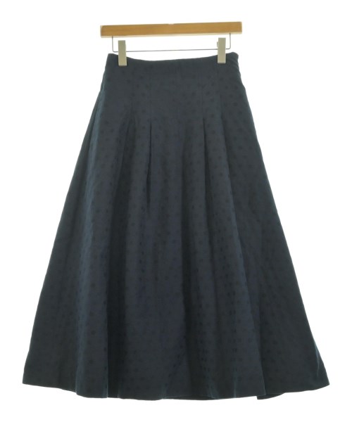 IENA(イエナ)ロング・マキシ丈スカート 紺 サイズ:36(S位)/2200645260205