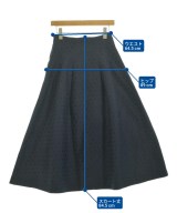 IENA（イエナ）ロング・マキシ丈スカート 紺 サイズ:36(S位) レディース/2200645260205