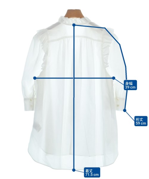 IENA（イエナ）ブラウス 白 サイズ:-(M位) レディース/2200633291150