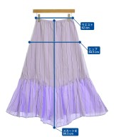IENA（イエナ）ロング・マキシ丈スカート 紫 サイズ:36(S位) レディース/2200649731046