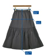 IENA（イエナ）ロング・マキシ丈スカート グレー サイズ:34(XS位) レディース/2200643540071