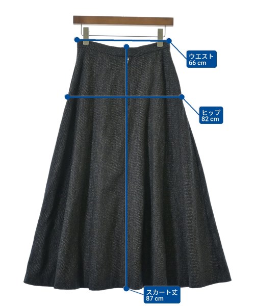 IENA（イエナ）ロング・マキシ丈スカート 黒 サイズ:38(M位) レディース/2200646477022