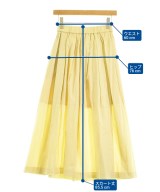 IENA（イエナ）ロング・マキシ丈スカート 黄 サイズ:34(XS位) レディース/2200641958144