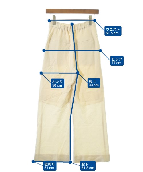 IENA（イエナ）スラックス 白 サイズ:34(XS位) レディース/2200643369399