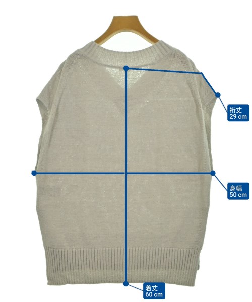 IENA（イエナ）ベスト グレー サイズ:F レディース/2200646214108