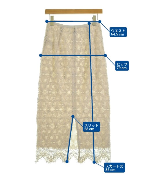 IENA（イエナ）ロング・マキシ丈スカート ベージュ サイズ:36(S位) レディース/2200646214214