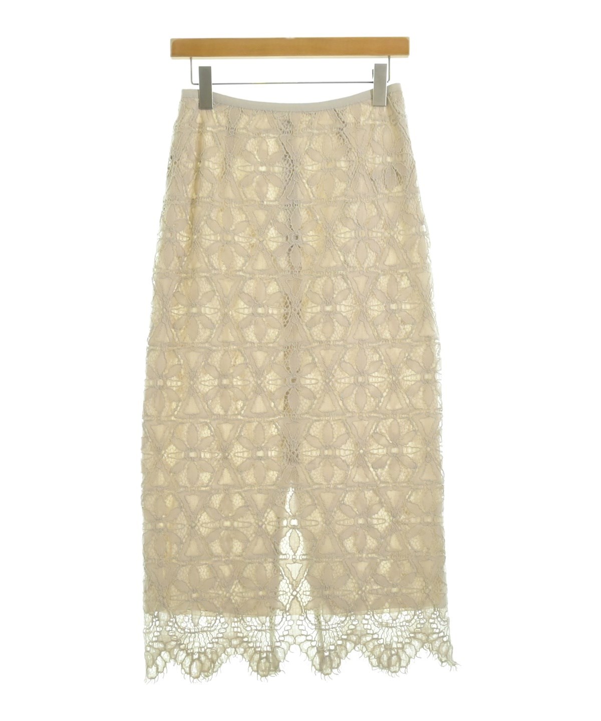 IENA（イエナ）ロング・マキシ丈スカート ベージュ サイズ:36(S位