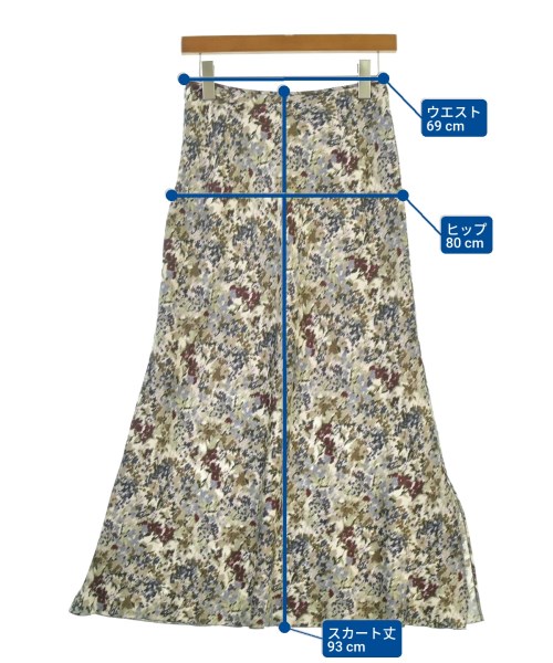 IENA（イエナ）ロング・マキシ丈スカート 白 サイズ:36(S位) レディース/2200642379054