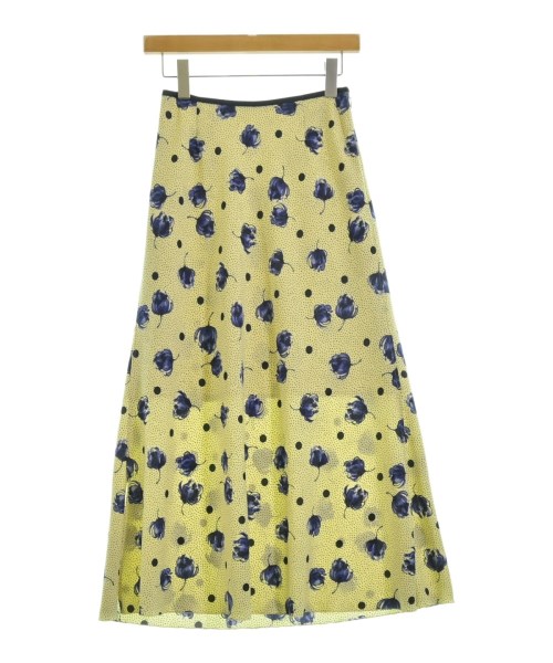 IENA(イエナ)ロング・マキシ丈スカート 黄 サイズ:36(S位)/2200647926123