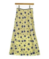 IENA（イエナ）ロング・マキシ丈スカート 黄 サイズ:36(S位) レディース/2200647926123