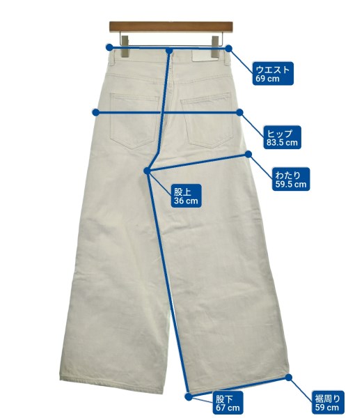 IENA（イエナ）デニムパンツ 白 サイズ:36(S位) レディース/2200649471133