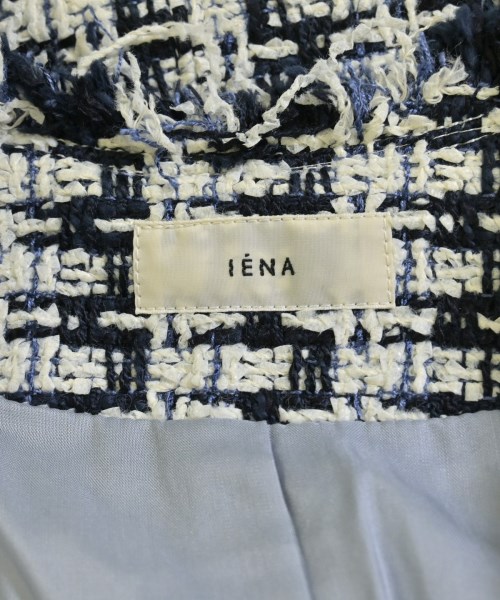 IENA（イエナ）ノーカラージャケット 紺 サイズ:36(S位) レディース/2200701966027
