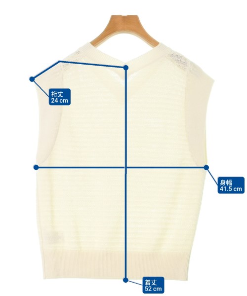 IENA（イエナ）ベスト 白 サイズ:F レディース/2200662649069