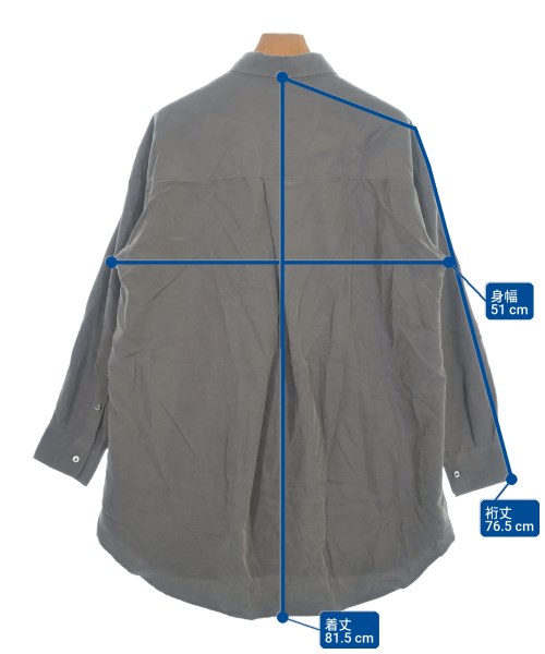 IENA（イエナ）カジュアルシャツ グレー サイズ:36(S位) レディース/2200663153237