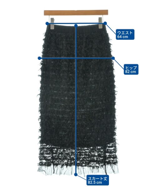 IENA（イエナ）ロング・マキシ丈スカート 黒 サイズ:-(M位) レディース/2200664535131