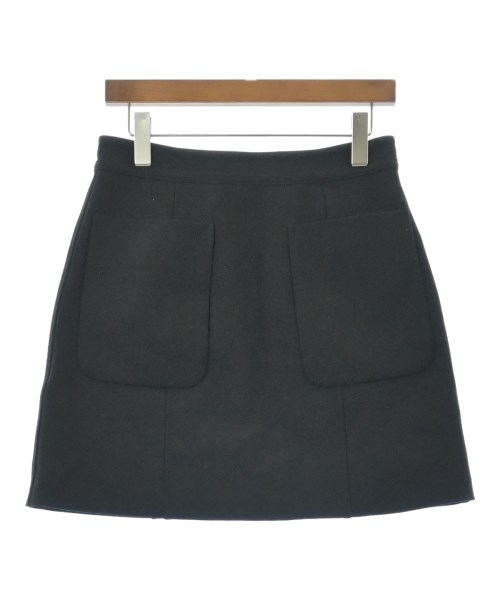 IENA(イエナ)ひざ丈スカート 黒 サイズ:38(M位)/2200667408043