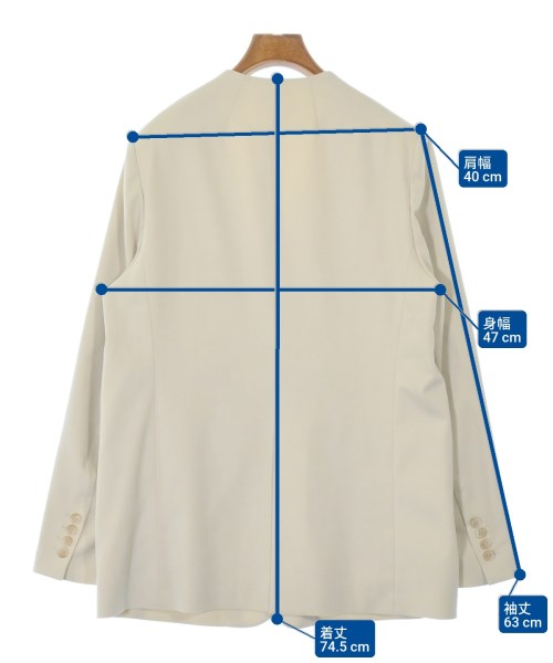 IENA（イエナ）ノーカラージャケット ベージュ サイズ:36(S位) レディース/2200664925048