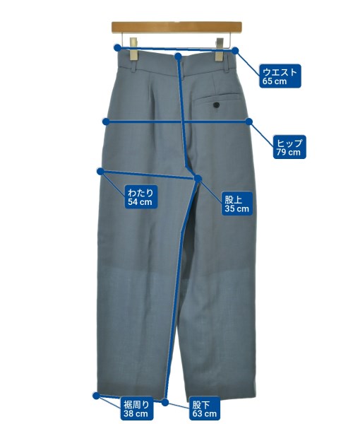 IENA（イエナ）スラックス 青 サイズ:36(S位) レディース/2200668355025