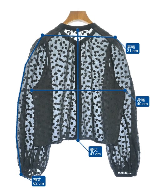 IENA（イエナ）ブラウス 黒 サイズ:F レディース/2200647525036