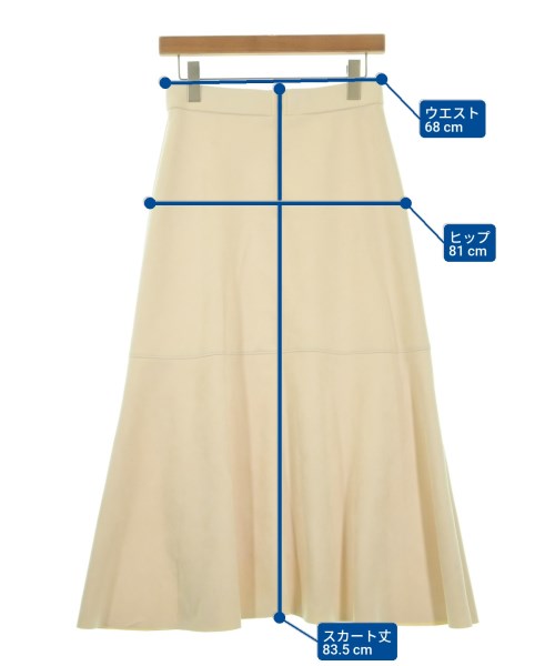 IENA（イエナ）ロング・マキシ丈スカート 白 サイズ:38(M位) レディース/2200666359339