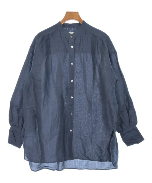 IENA(イエナ)カジュアルシャツ 紺 サイズ:38(M位)/2200669112085